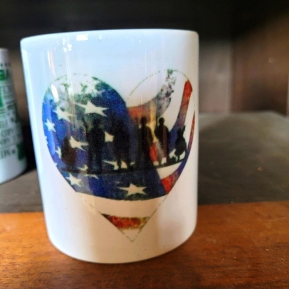 Patriotic Heart Mug